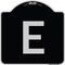 Signmission Sign with Letter E Heavy-Gauge Aluminum Architectural Sign, 18" x 18", BS-1818-22956 A-DES-BS-1818-22956 - alternate 1